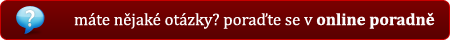 máte nějaké otázky? poraďte se v naší online poradně